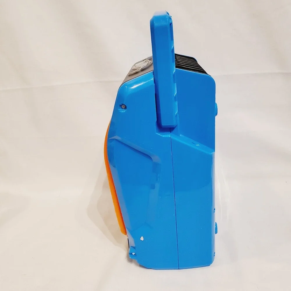 Hot Wheels Store N Go Multi Launcher 20 Car Storage Case 4 Way Race Track Blue